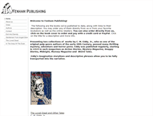 Tablet Screenshot of fenhampublishing.com